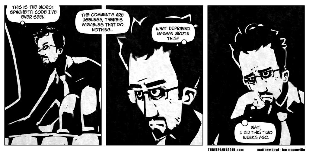 Three Panel Soul Comic on Perl